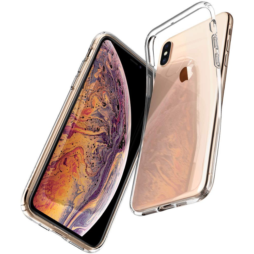 Ốp lưng iPhone Xs Max / Xs / XR Spigen Liquid Crystal, (Trong Suốt) - Hàng Chính Hãng.