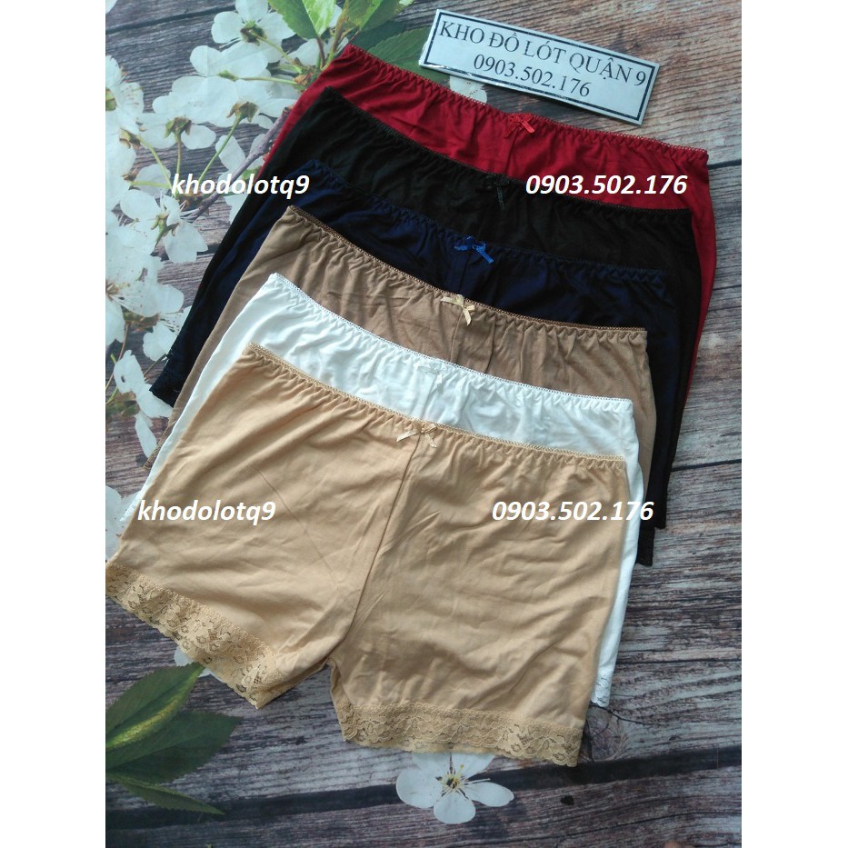 Quần lót đùi nữ, quần mặc trong váy cotton Việt Nam (giá sỉ)