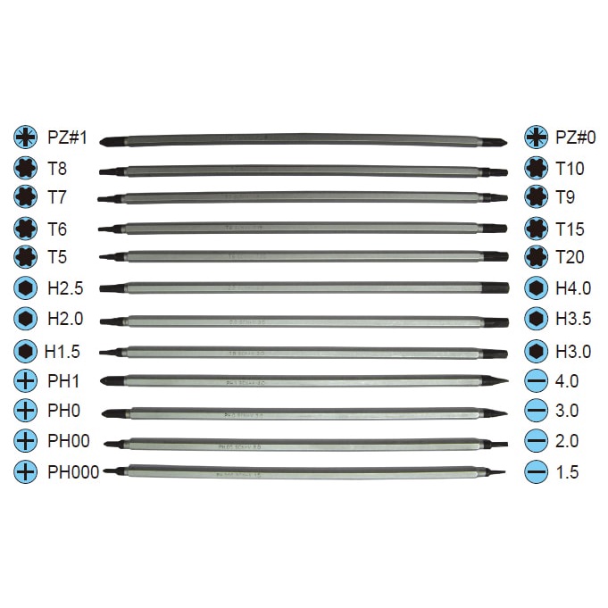 Bộ vít 2 đầu Pro'skit SD-9824 / Proskit SD-9824