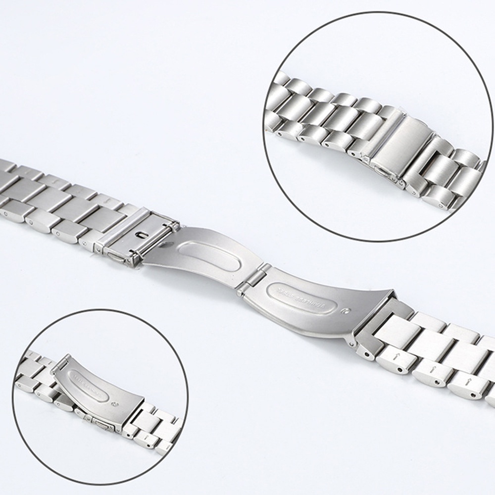 Dây Đeo Bằng Thép Không Gỉ 22 20mm Cho Đồng Hồ Thông Minh SAMSUNG Galaxy watch 3 45mm 42 46mm Active 2