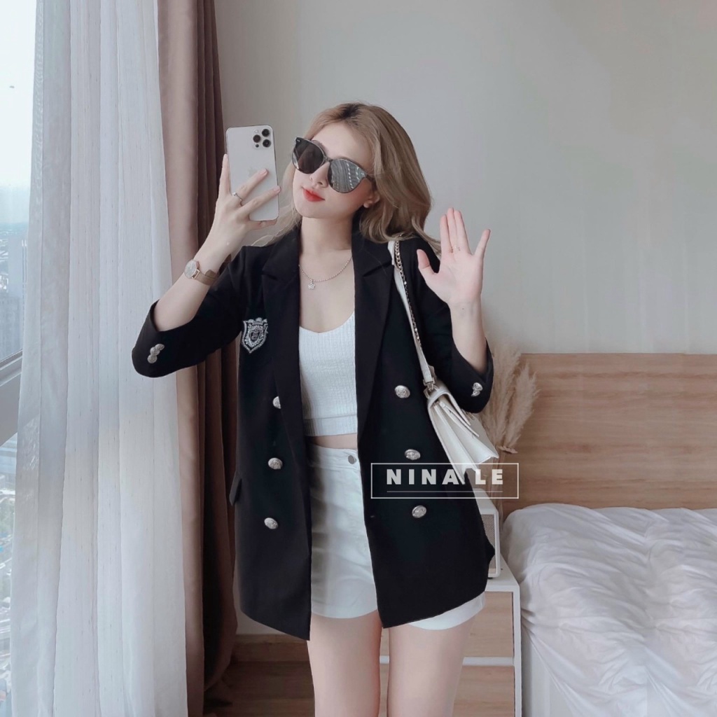 Sét Bộ 3 Món Áo Cổ Vest Cài Nút Dáng Ôm Kèm Quần Đùi Chất Tuyết Mưa Đẹp Co Giãn Tốt Mặc Siêu Xinh [NEW UNISEX]