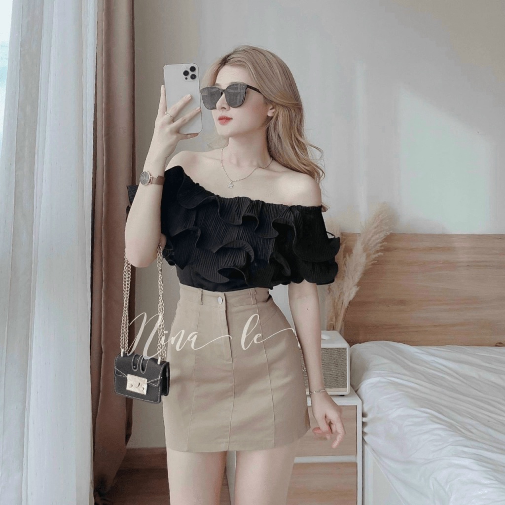 SET VÁY ÁO LỤA VÁY FORD UP thoi trang shop valentina