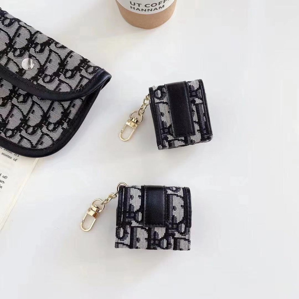 Sang Trọng Vỏ Bảo Vệ Hộp Sạc Tai Nghe Airpods 1 / 2 / Pro Họa Tiết Dior Sang Trọng Thời Trang | BigBuy360 - bigbuy360.vn