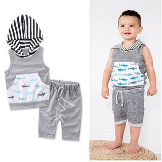BღBღCute Newborn Infant Baby Boy Floral Tops+Pants 2PCS Outfits Set Clothes Costume