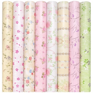  1m Decal giấy dán tường có sẵn keo dán khổ 45cm-mẫu cây hoa lá PK364 