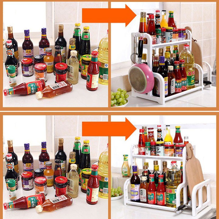 KỆ GIA VỊ CHỮ H