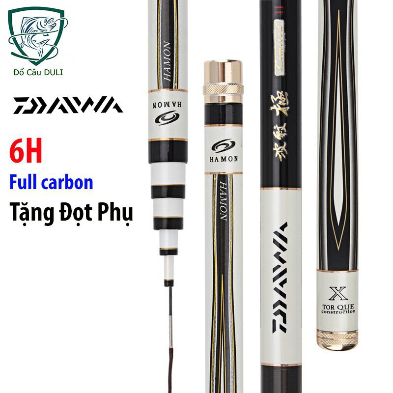 Cần câu cá ❤️FREE SHIP❤️ Cần Câu Tay 6H Daiwa Hamon Full carbon siêu nhẹ CAN-CT-6H-01 - DULI ,đảm bảo rẻ nhất