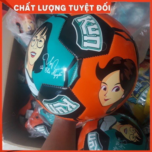 Bóng da Kun an toàn, tặng đầu kim và giỏ treo bóng
