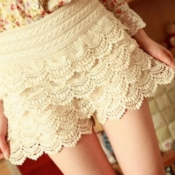 Quần short ren kiểu Hàn Quốc cho nữ | BigBuy360 - bigbuy360.vn