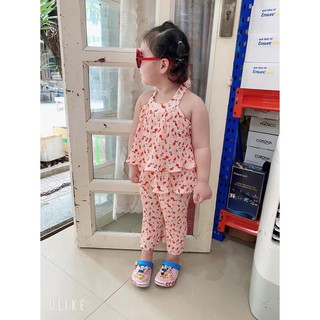 Set bộ vải lụa xếp li siêu cưng