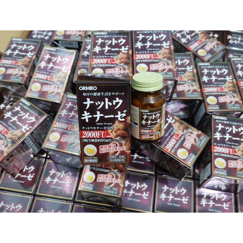 Viên Uống Orihiro Natto Kinase 2000FU Nhật Bản