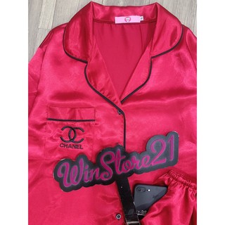 ( BigSize Lụa ) Đồ Bộ Pijama Lụa Thiêu BigSize Đùi .