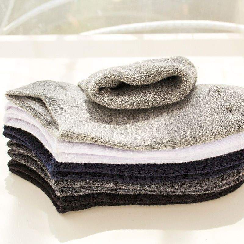 combo 10 đôi tất nữ xù dày cotton nỷ