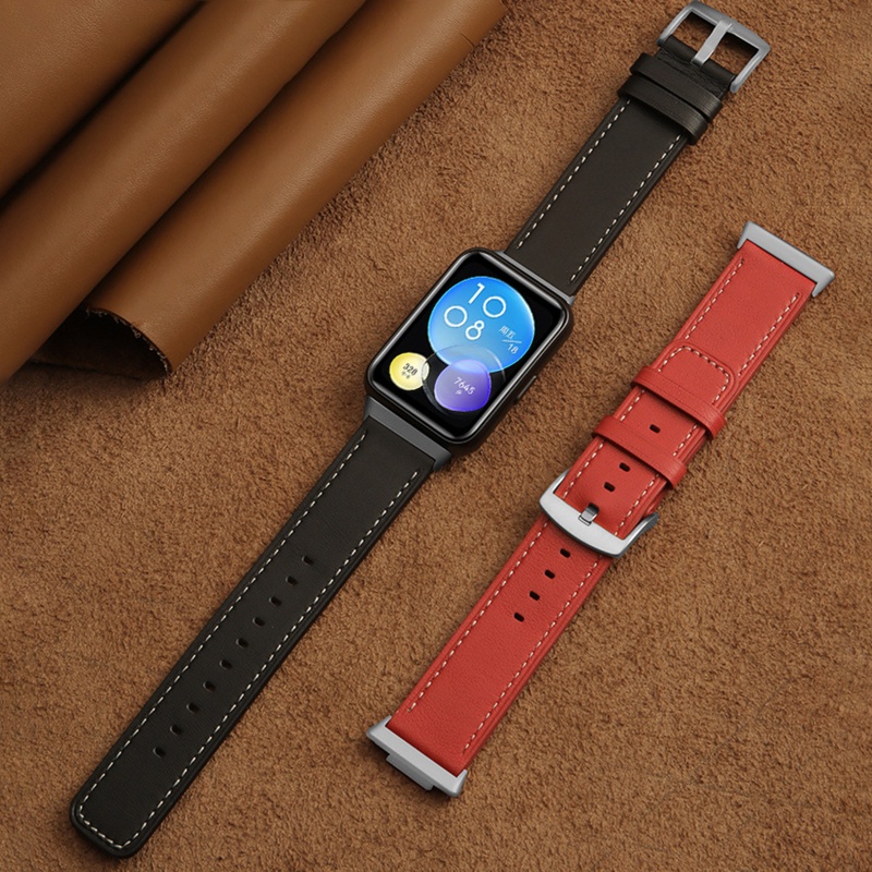 Dây Da PU Có Thể Điều Chỉnh Cho Đồng Hồ Thông Minh Huawei Iwatch Fit 2