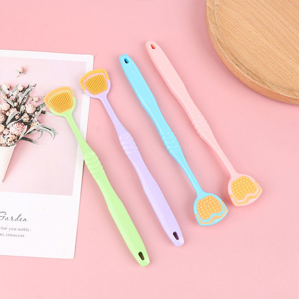Bàn Chải Làm Sạch Lưỡi Chăm Sóc Răng Miệng Nhiều Màu Sắc