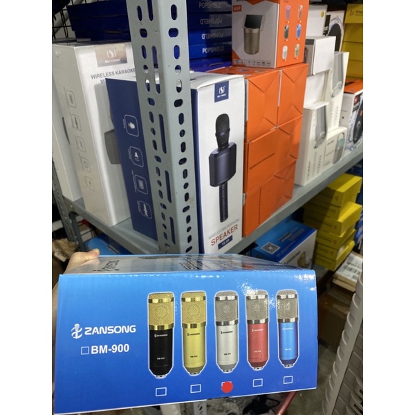 Mic hát thu âm livetream Bm900