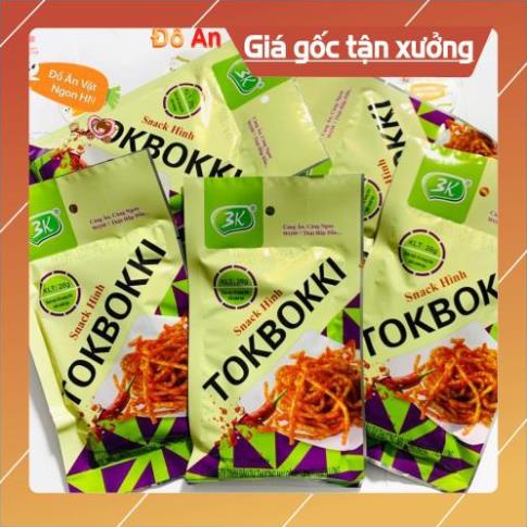 [ICLN9 giảm 5K cho đơn hàng 50k] Combo10 gói Snack Hình Tokbokki Siêu Ngon Dai Dai Đồ Ăn Vặt Ngon Cổng Trường
