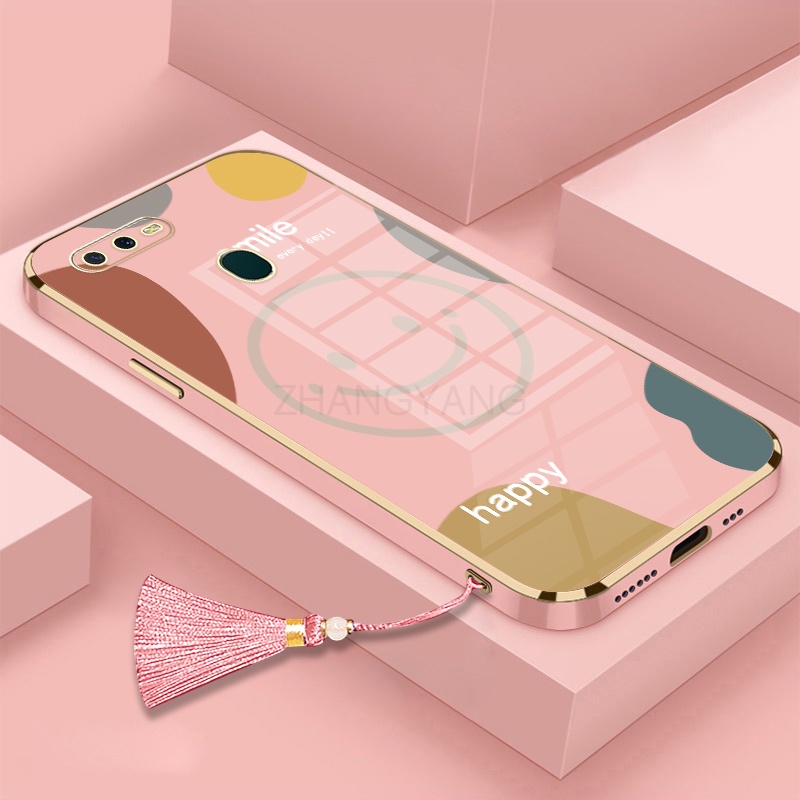 Ốp ĐiệN ThoạI HìNh MặT CườI Cho oppo a5s a12 a7 f9