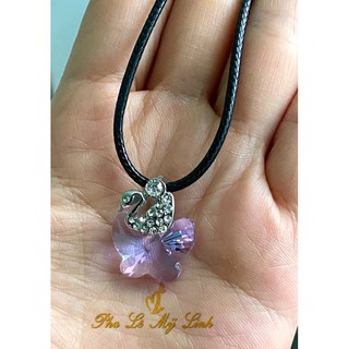 1 viên mặt dây pha lê Swarovski 18mm