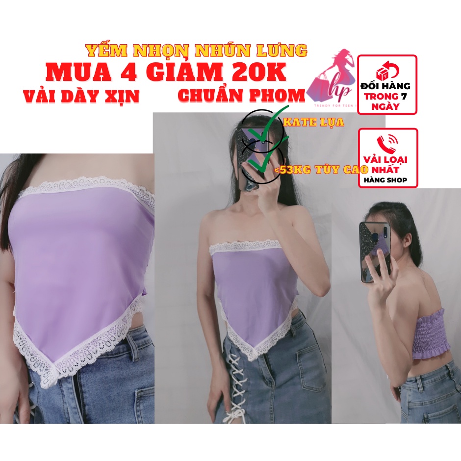 áo yếm croptop nữ ôm body tà nhọn nhún hở lưng  màu trắng đen sexy kiểu hàn quốc thời trang