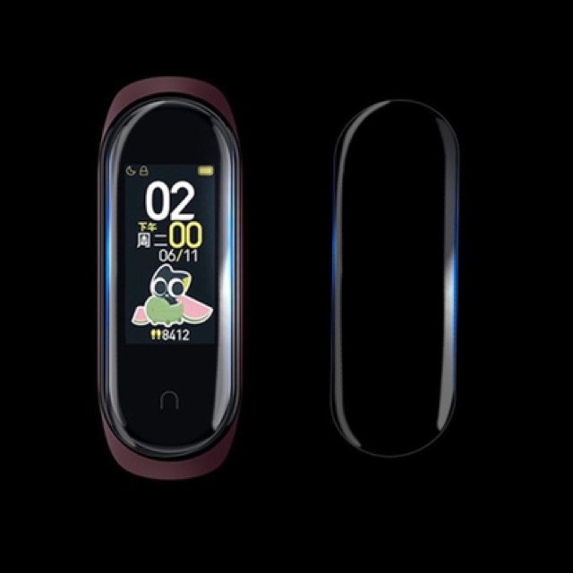 🌟CHÍNH HÃNG 🌟 Bộ 2 miếng dán màn hình PPF Đồng hồ MiBand 5/ Mi Band 4 ( 2pcs )