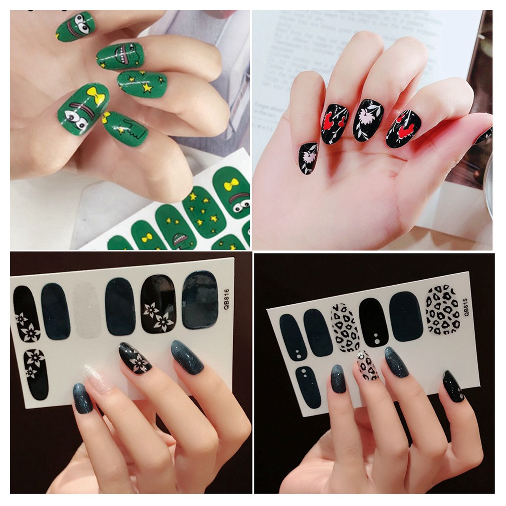 Miếng dán móng tay - Nail Wraps (12 miếng dán khô)