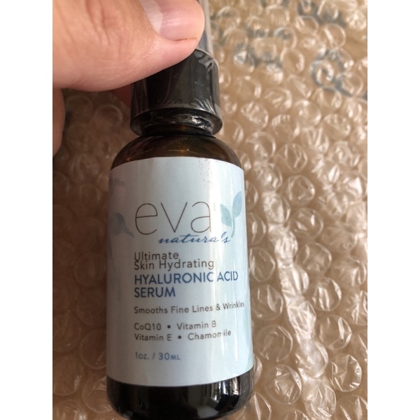 30ml Eva Naturals Hyaluronic Acid serum
