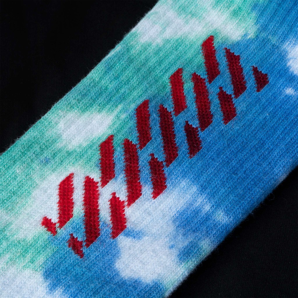 Grimm DC Vớ tie-dye // Blended Moss (xanh lá và xanh dương)