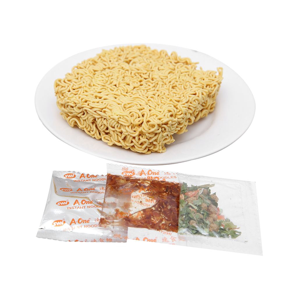 Thùng 30 gói mì A-One Thịt xào