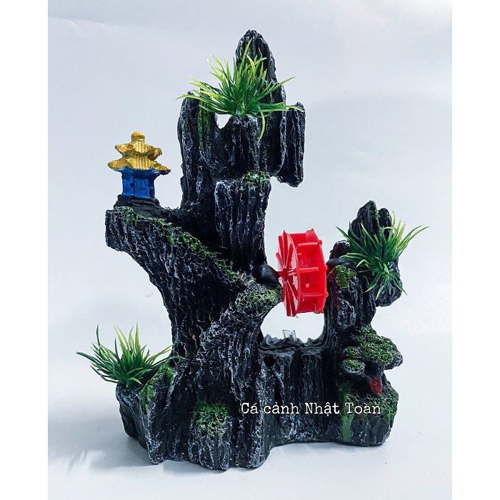 TIỂU CẢNH TRANG TRÍ HỒ CÁ NON BỘ 12x5x18cm