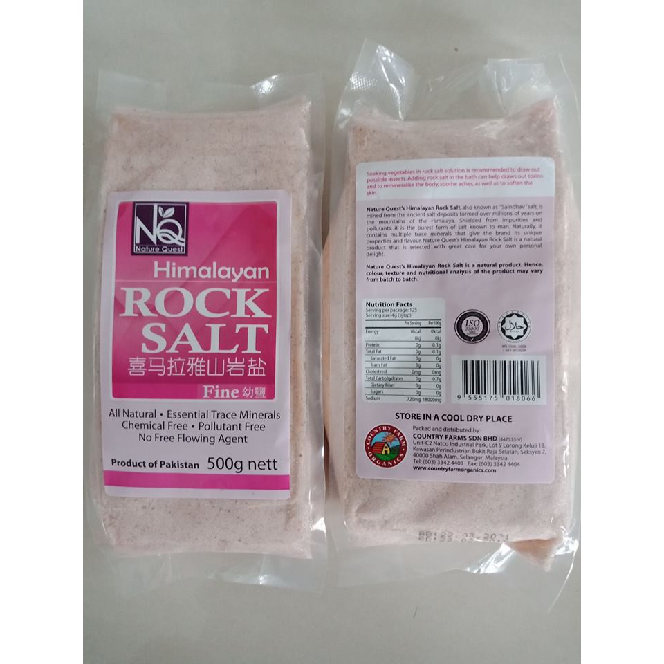 Muối ăn Himalaya Rock Salt.