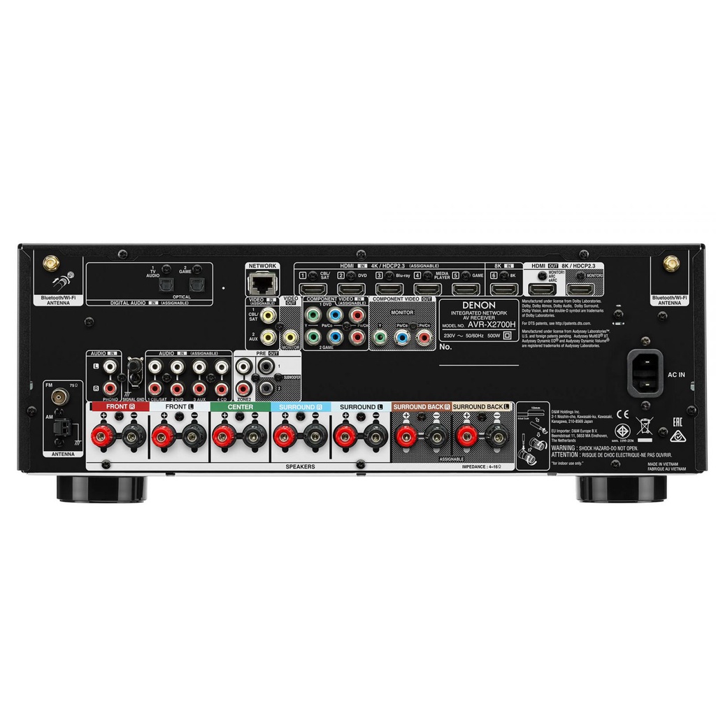 Amply Denon AVR-X2700H / Denon AVR-X2700 - Hàng chính hãng
