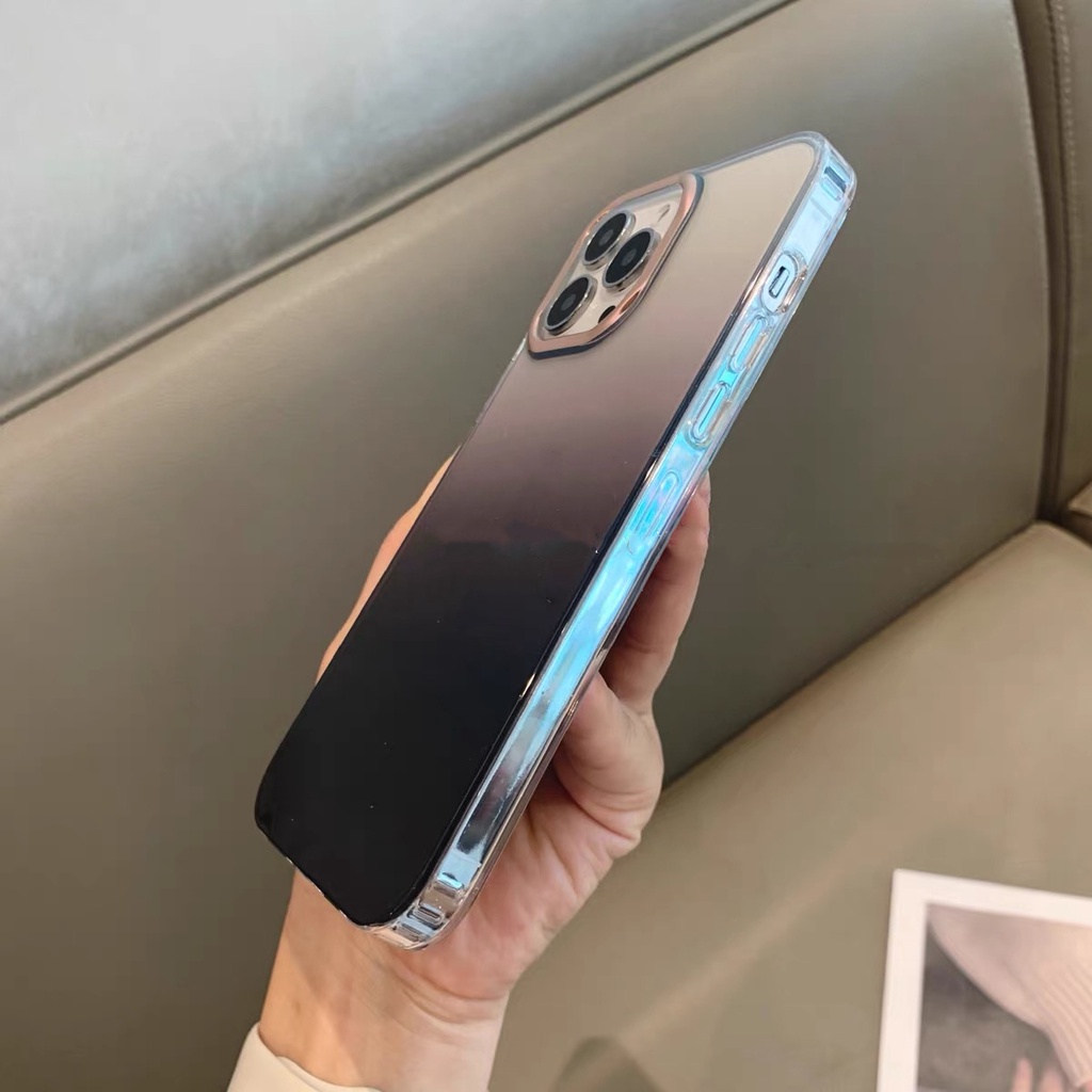 Ốp Điện Thoại TPU Màu Gradient Lấp Lánh Cho Iphone 14 pro max  13 12 11 Pro Max