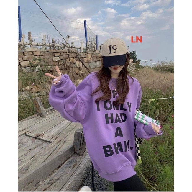 Áo nỉ bo IF ONLY LN11