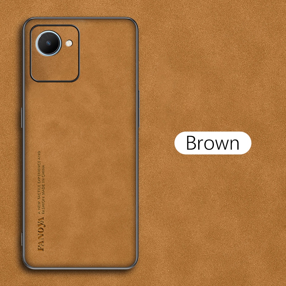 Ốp Điện Thoại Da Viền TPU Dẻo Sang Trọng Cho Realme Narzo 50i Prime C30 C30S RealmeC30 RealmeC30S Narzo50i 50Ipro