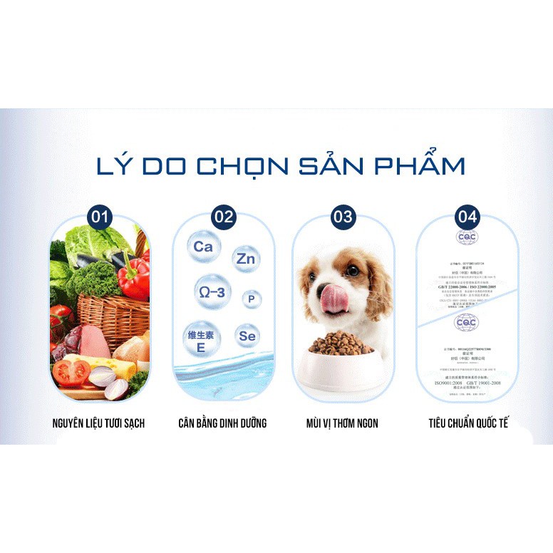 Cám Dành Cho Chó Lớn SmartHeart Vị Thịt Bò Nướng 400g