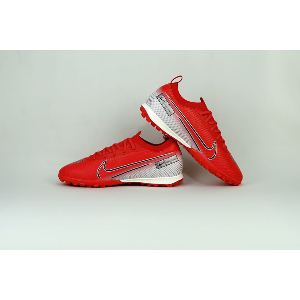 Giày Bóng Đá Mercurial Cổ Dệt - Tặng kèm tất chống trơn - Bảo hành 2 tháng