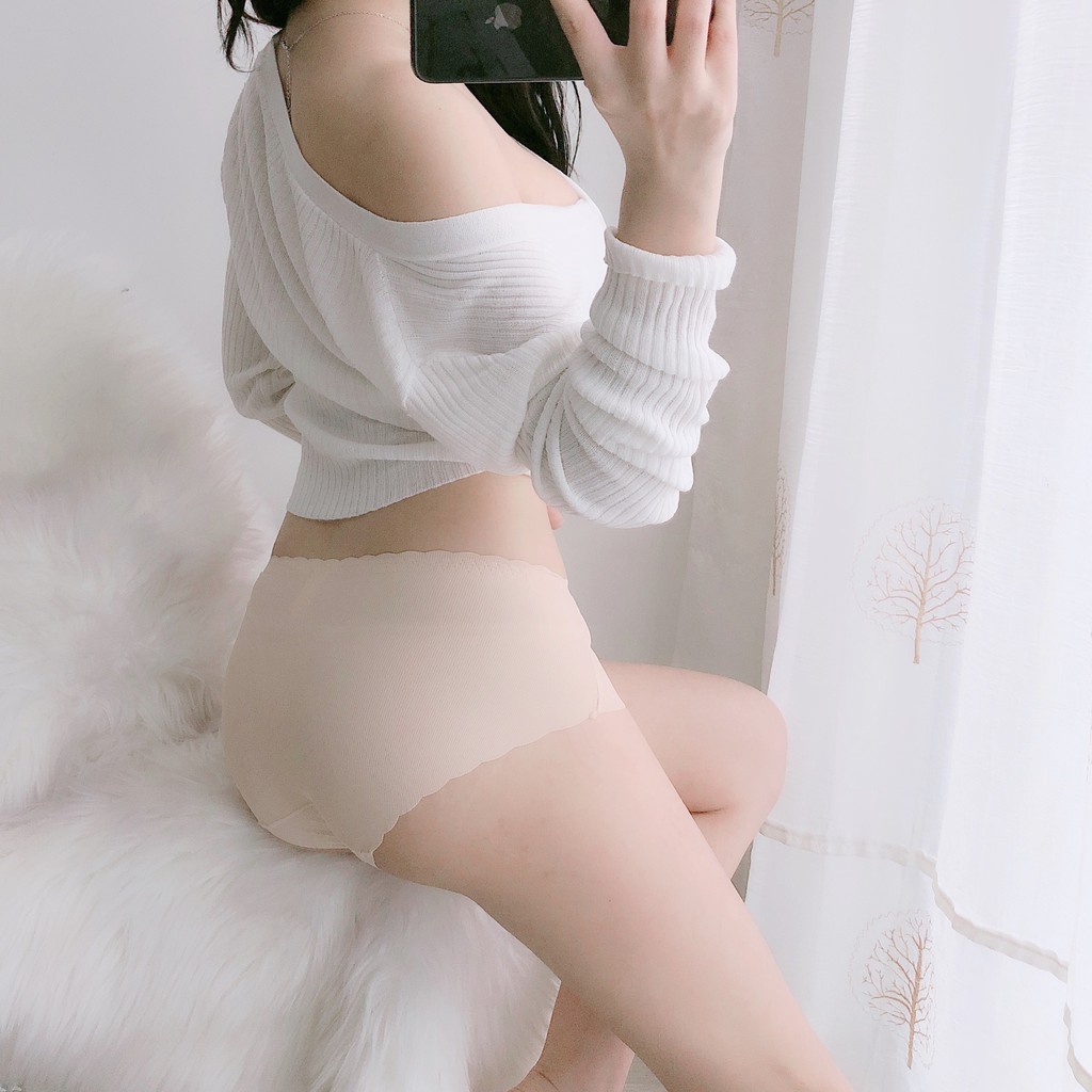 Quần lót nữ su gân tăm co dãn mát lạnh Q2015, Quần chip của nữ cute dễ thương kháng khuẩn nâng mông - UStyles