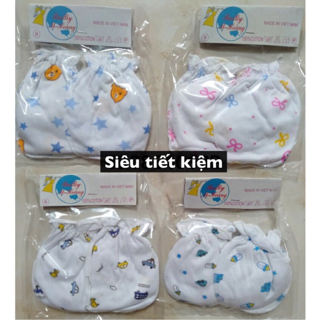 Set bao chân bao tay Minh Hoàng siêu rẻ cho bé