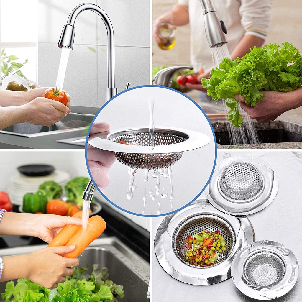 Dụng cụ lọc rác chống tắc nghẽn cho bồn rửa chén