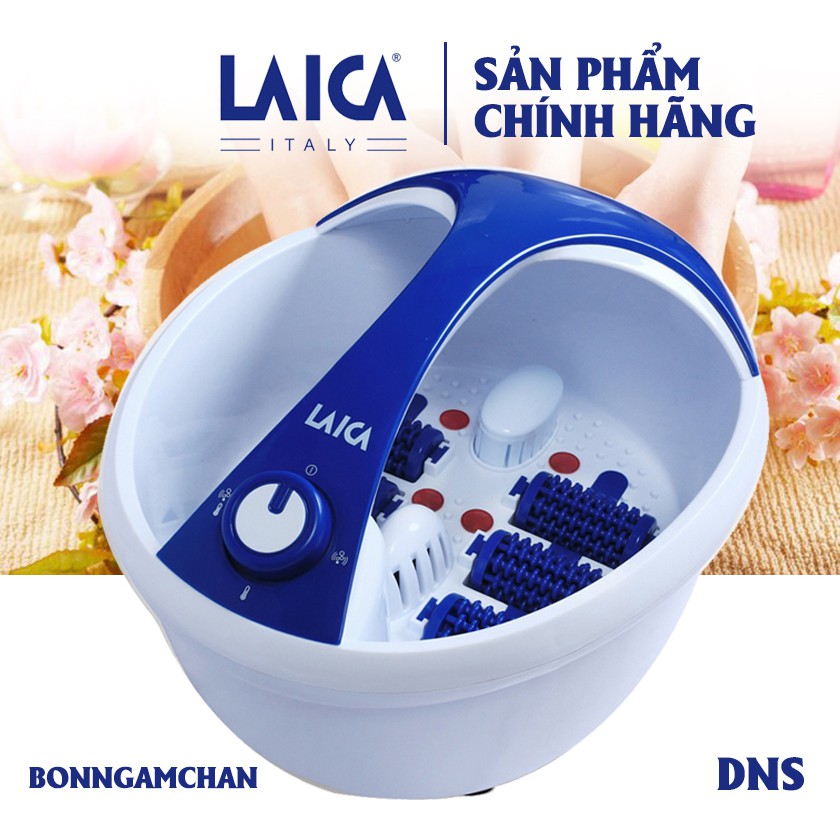 BỒN NGÂM CHÂN HỒNG NGOẠI LAICA PC1018 - 3 CHẾ ĐỘ - NHẬP KHẨU Ý