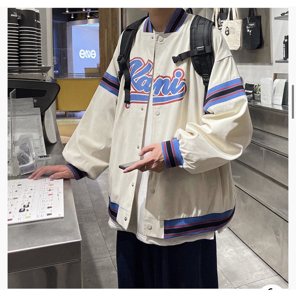 ÁO in chứ KAMI cực chất form rộng unisex cho cả nam nữ