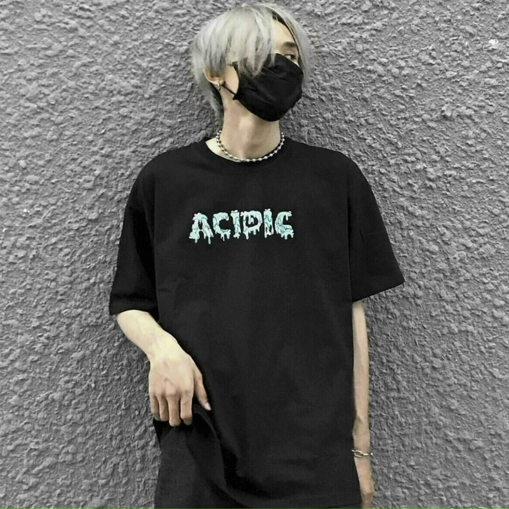 Áo thun tay lỡ Unisex ACIDIC Local Brand, Áo phông streetwear form rộng BIBINO Tee Basic Oversize