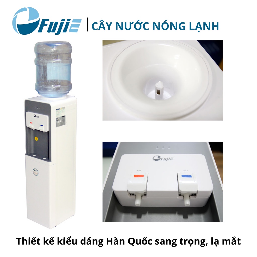 Cây nước nóng lạnh FujiE WD1900E công nghệ làm lạnh bằng chip điện tử đạt tiêu chuẩn quốc tế bảo hành 24 tháng toàn quốc