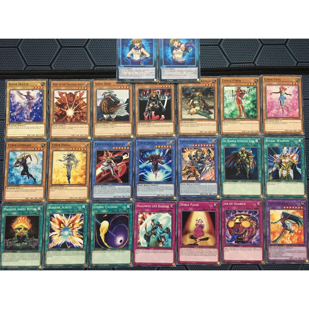 Bộ bài Speed Duel GX  : Duel Academy - Cyber Girl chính hãng konami SGX1 bọc full fit