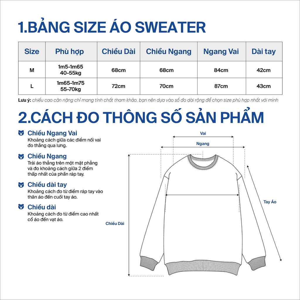 AITHER STUDIO Áo nỉ Sweater Aither tay dài form rộng