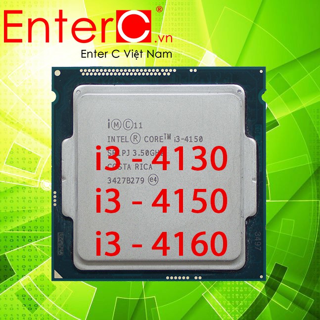 CPU Intel i3 4130 / i3 4150 / i3 4160 Core thế hệ 4 socket 1150