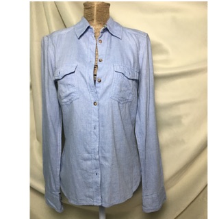 áo sơ mi hiệu h&m used,size 4 mỹ