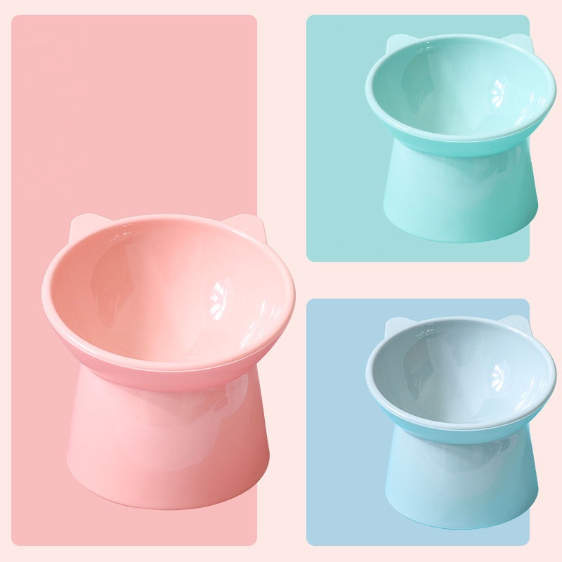 Domicoo Bát ăn cho chó mèo Tô Đựng Thức Ăn Chống Ăn Tiện Dụng Cho Thú Cưng Tô cho thú cưng