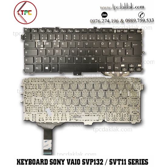Bàn phím Laptop Sony Vaio SVP13 - SVT11 - Pro 13 - SVP132 - SVT111A11V, 149243741CH